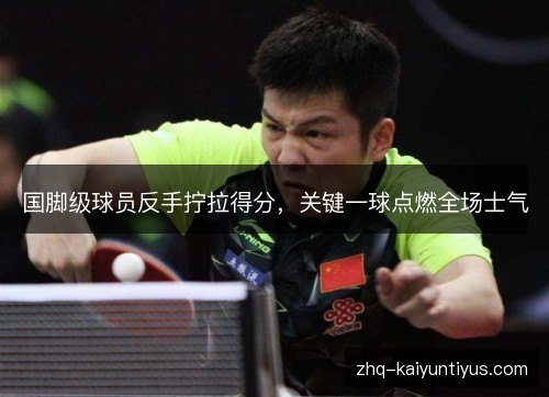 国脚级球员反手拧拉得分,关键一球点燃全场士气 国脚级球员反手拧拉得分,关键一球点燃全场士气